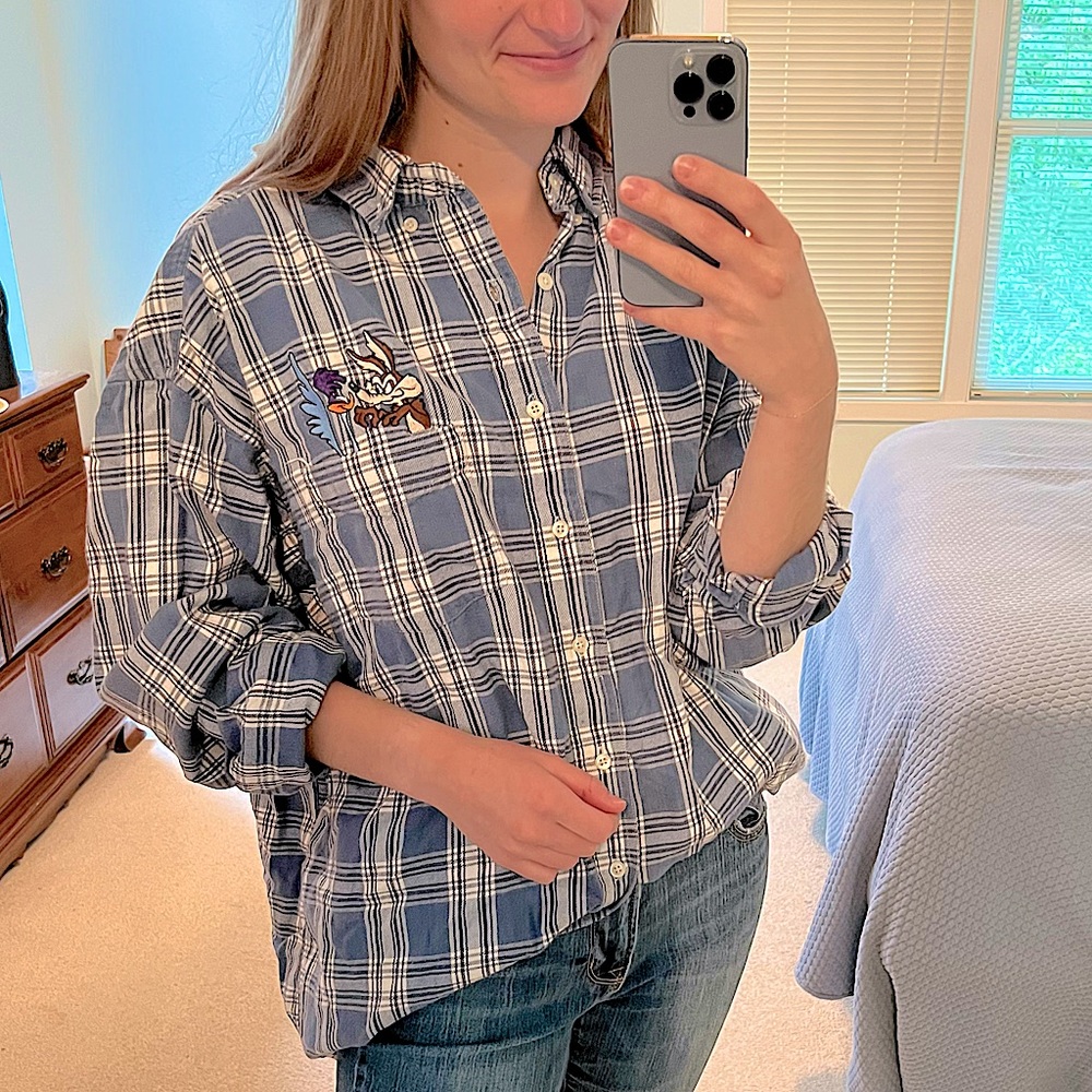 Vintage Looney Tunes flannel